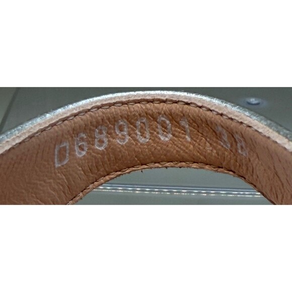 AGL Mimi Leather Ankle Strap Sandy Wedge Heels Sandals Size 8 EU 38 D689001 - Picture 8 of 8